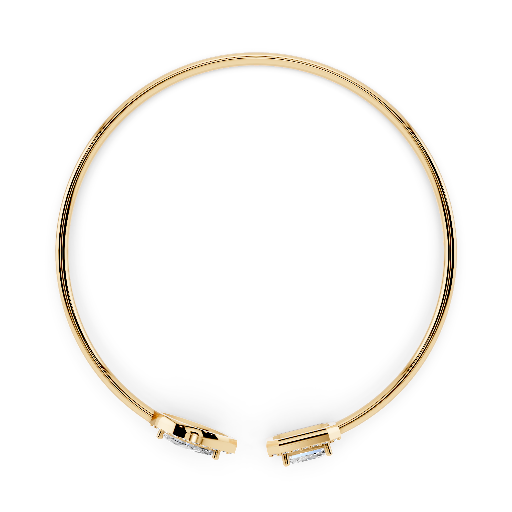 Radiant and Marquise Flex Diamond Bracelet